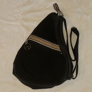 The Sak black fabric purse